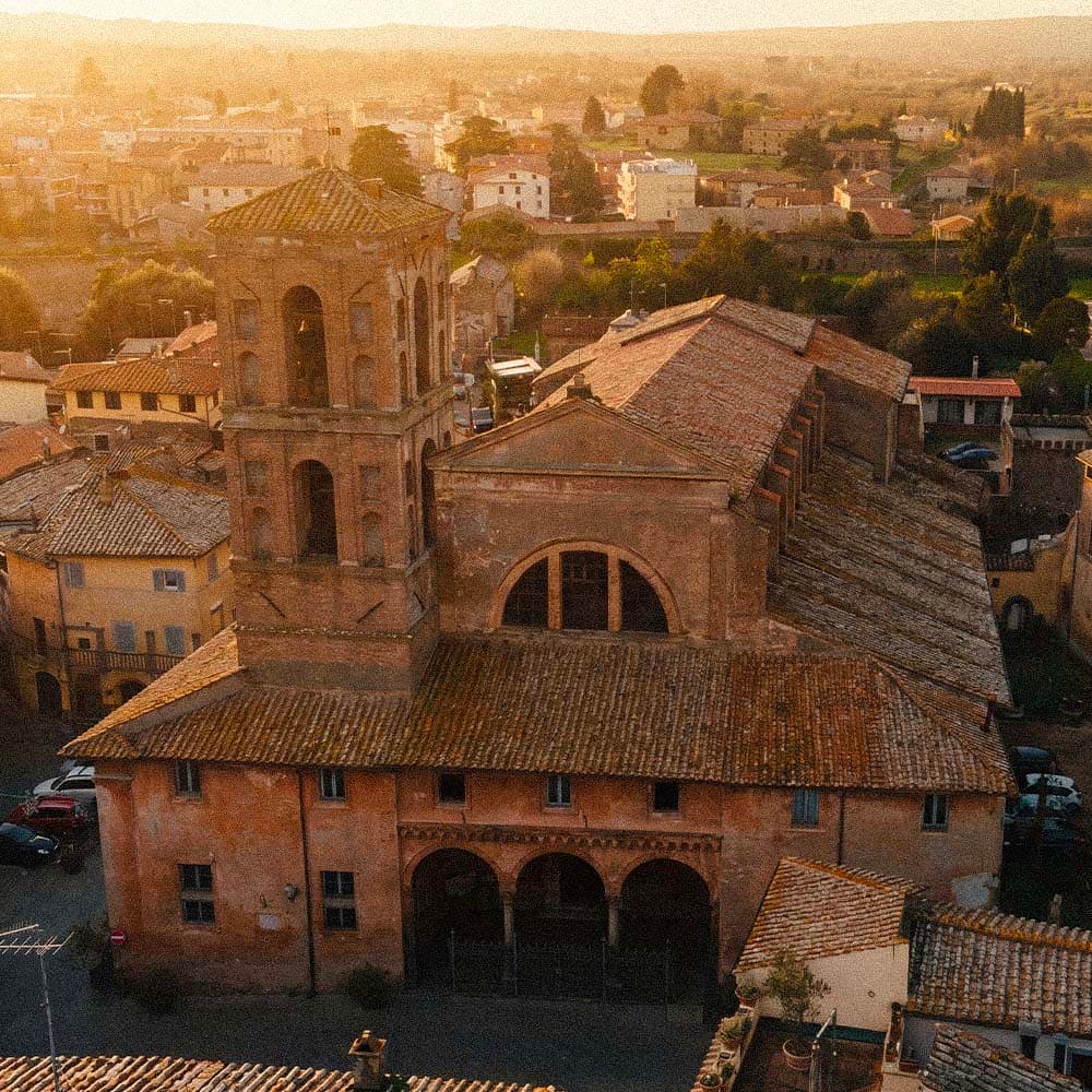 Centro storico di Nepi visto dall'alto